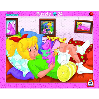 2er-Set Rahmenpuzzle Bibi Blocksberg 24+40 Teile