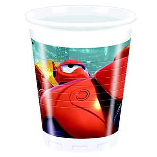 8 Baymax - Riesiges Robowabohu Plastikbecher - 200 ml