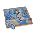 Eichhorn 100003373 - Disney Frozen, Steckpuzzle, Olaf, bunt