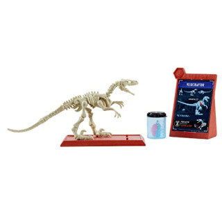 Mattel Jurassic World Fossil Strikers Velociraptor Figure