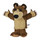 Simba 109308207 - Mascha und der Bär Plüschbär Handpuppe 28 cm