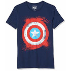 Captain america Logo Artwork T-Shirt Dark Blue M
