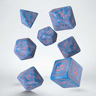 Q-Workshop Runic Glacier & pink Dice Set (7)