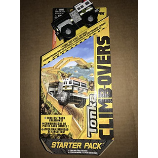 Tonka CLIMB-OVER STATER SET Climbovers Black Fire Stomper Truck Toy with Tracks