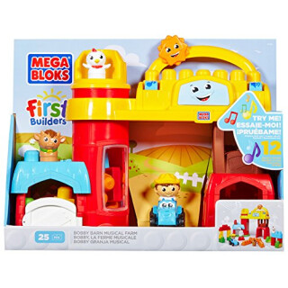 Mattel Mega Bloks First Builders CXN76 Große Bauernhof Spielewelt