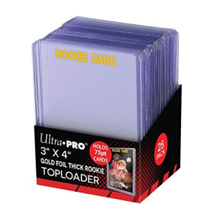 Ultra Pro 3 x 4 Topload Rookie Gold ?Thick? Border Card Holder (25) (japan import)