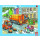 2er-Set Rahmenpuzzle Müllauto und Baustelle 16+24 Teile