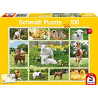 Schmidt Farm Animals Childrens Jigsaw Puzzle (100-Piece)