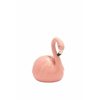 Flamingo Keramik Spardose mit Relief