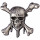Pirates of The Caribbean Skull Pewter Lapel Pin