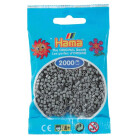 Hama Perlen 501-17 - Mini-Perlen, 2000 Stück grau