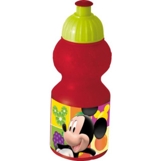 Joy Toy 736050 - Disney Mickey Mouse Sportflasche, 350 ml, 6 x 6 x 17 cm