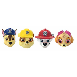 Joy Toy Paw Patrol Badspielzeug 6 cm - 4 Motive sortiert: Chase, Marshall,Skye und Rubble -  Zufällige Auswahl – At Random