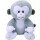 TY 82166 Pookie, AFFE grau 17cm, Baby