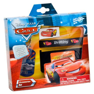 Joy Toy "Disney Cars 2" Set with Necklace/Rubber/Wristband