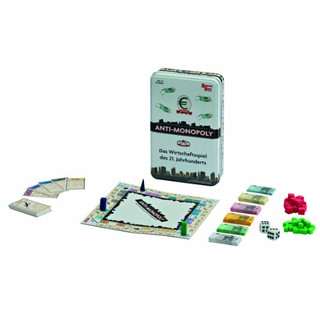 University Games 8853 Anti-Monopoly Reiseversion (Metallbox)