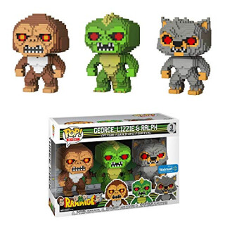POP Vinyl Geroge, Lizzie and Ralph 8 Bit Triple Pack
