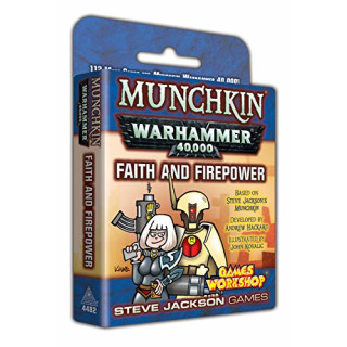 Steve Jackson Games 4482 - Munchkin Warhammer 40k: Faith and Firepower