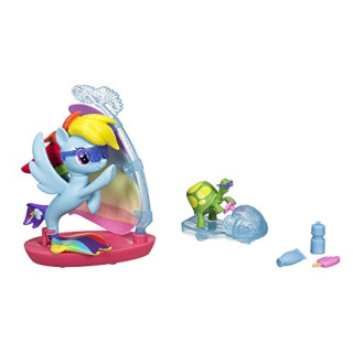 My little Pony Hasbro – E1002 Film – Rainbow Dash Unterwasser Sport – Set mit 1 x Rainbow Dash Spielfigur und Accessoires