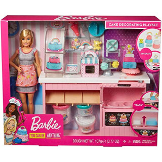 Mattel Barbie You Can Be Anything - Doll And Cake Decorating Playset (GFP59)