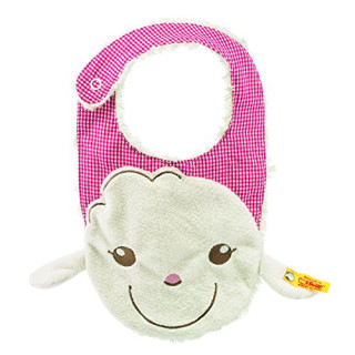 Steiff Lamm Lambaloo Lätzchen creme/rot 241055