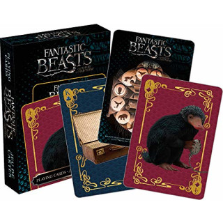 Aquarius 52526 Fantastic Beasts- Creatures Playing Cards Multi-Colored, 3"