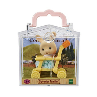 Sylvanian Families 5200 Minibox-Hase im Kinderwagen