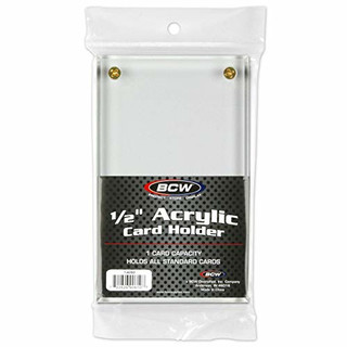 BCW 1-A050 1/2 In. Acrylic Card Holder