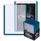 3 X 4 Topload Card Holder Blue Colored Border by BCW...