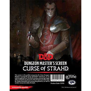 D&D Dungeon Masters Screen: Curse of Strahd - Englisch - English