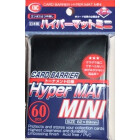 KMC Small Sleeves - Hyper Mat Black (60 Sleeves)
