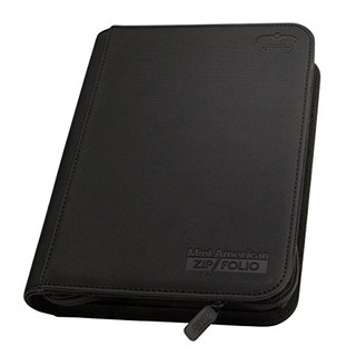 Ultimate Guard - Mini American 9-Pocket Zip Folio Xeno Skin Black - Schwarz