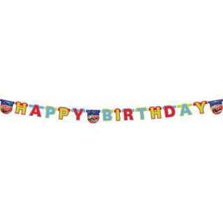 Procos Cars 2 "Happy Birthday Gestanzte Buchstabenkette