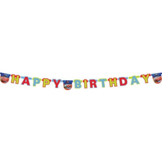 Procos Cars 2 "Happy Birthday Gestanzte Buchstabenkette