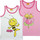 Biene Maja Girls Shirt, 2er Pack, rosa/weiß (98/104)