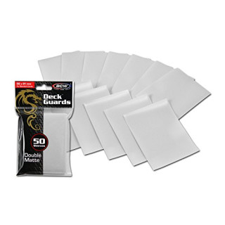 BCW Deck Guard - Double Matte - White
