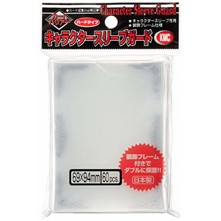 KMC Standard Sleeves - Character Guard Clear with Florals 60 oversized Sleeves