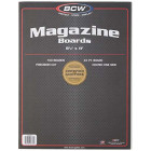 BCW-BBMAG - Magazine Size Backing Boards - White - (100...