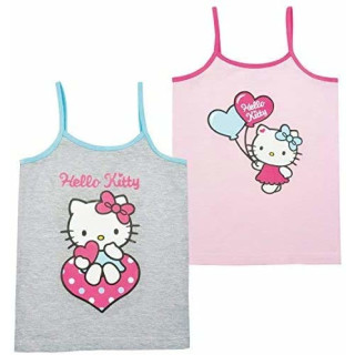 Hello Kitty Mädchen Unterhemden, 2er Pack, Gr. 98/104