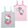 Hello Kitty Mädchen Unterhemden, 2er Pack, Gr. 98/104