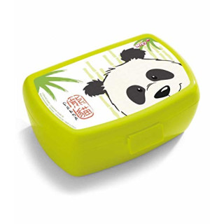 Brotzeitdose "Panda" / Brotdose / Lunchbox / Größe: ca.12x17x7cm