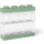 LEGO 4065 Kleine Box für Minifiguren (Schwarz), Plastik, Legion/Sand Green, 19.1 x 4.7 x 18.4 cm