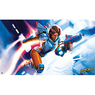 KeyForge: Tactical Officer Moon Playmat