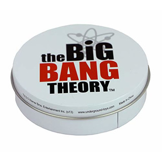 The Big Bang Theory Set of 4 Metal Coaster in Tin - Soft Kitty and Bazinga Designs Included