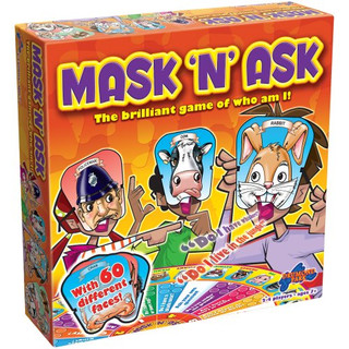 Drumond Park Mask N Ask Board Game | Family Board Games for Kids | Guessing Game & Preschool Learning Educational Toys | Children Board Game Suitable for Kids 6 7 8 9+ Years Old
