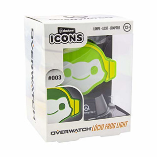 Paladone Overwatch Icon Light | Collectable Lucio Lamp, Green