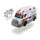 Dickie Toys Krankenwagen, Rettungswagen, Spielzeugauto mit Trage, Heckklappe zum Öffnen, Licht & Sound, inkl. Batterien, 15 cm, ab 3 Jahren
