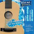 First Act Discovery - FX803 - Bunte Gitarrensaiten blau