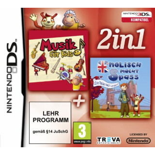 2 in 1 Lernen: Musik für Kids + Englisch macht Spaß - [Nintendo DS]