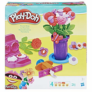 Play-Doh Hasbro C3302 Blumenkreation Blumen Modellieren Set Kinder Knete Zubehör